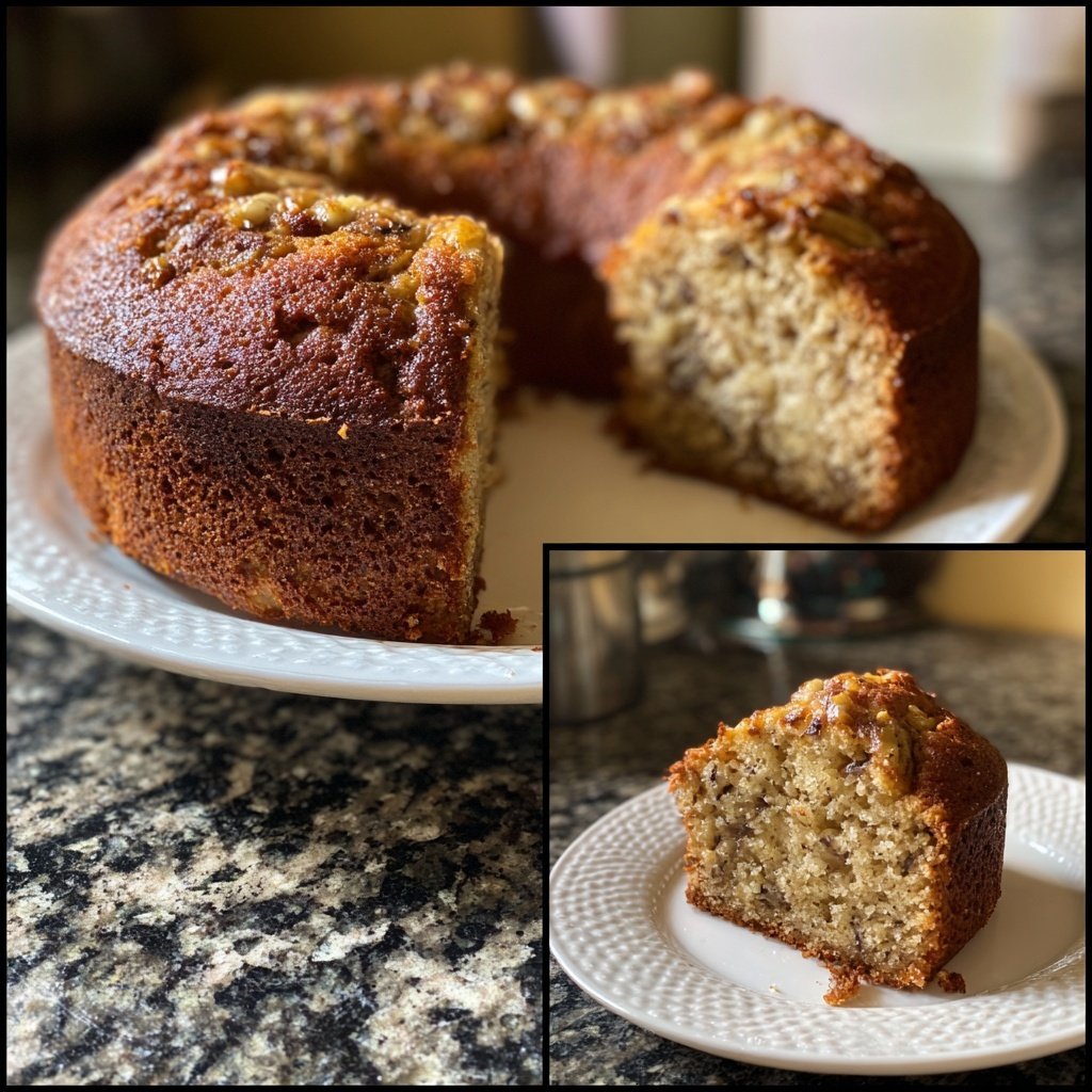 Bananenkuchen mit Hafermehl