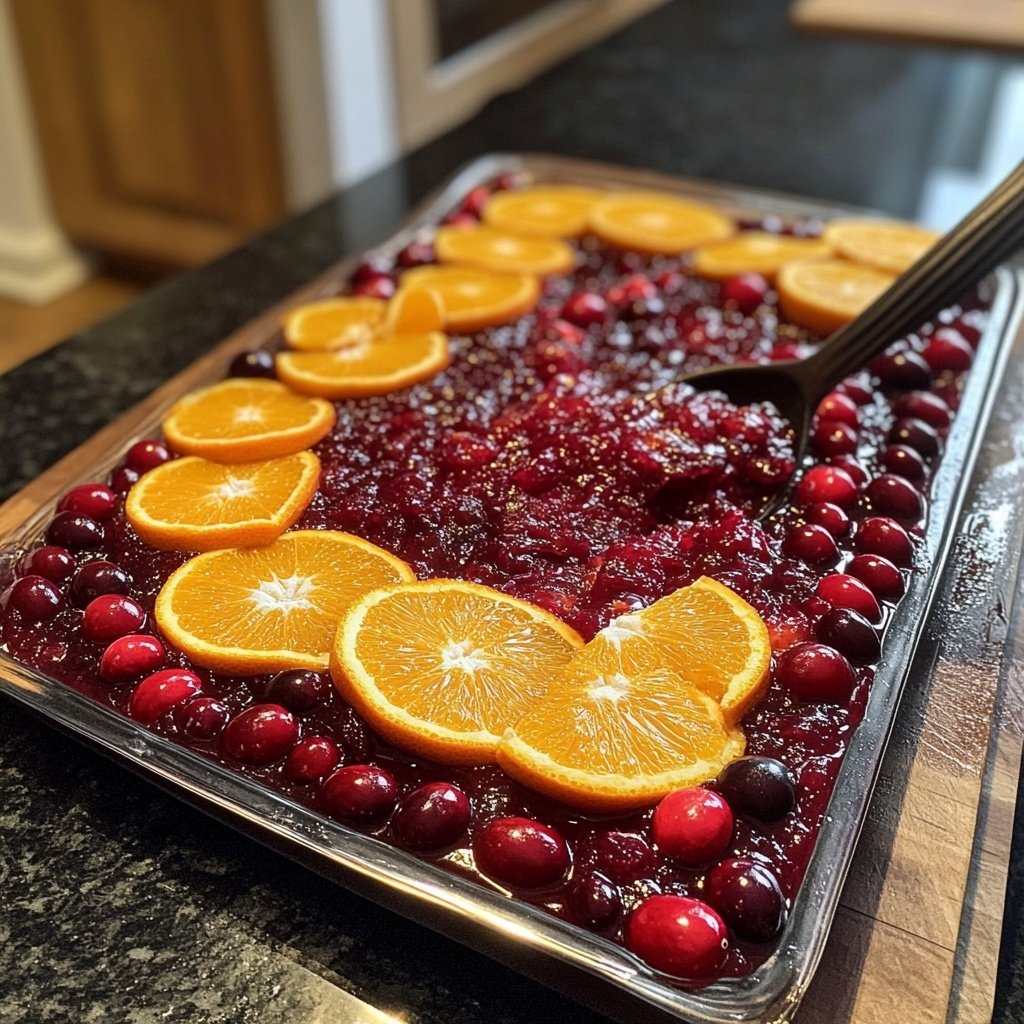 Hausgemachte Orangen-Cranberry-Soße