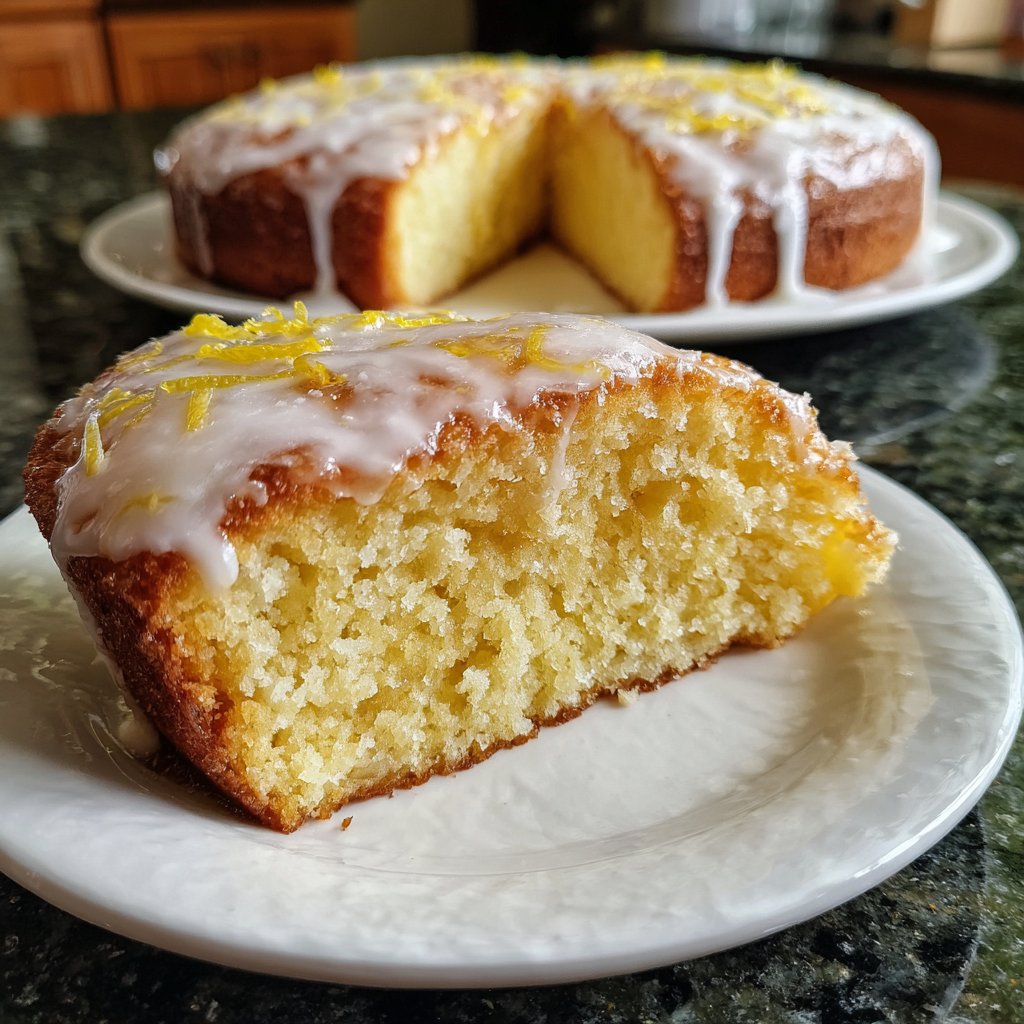 Zitronenkuchen ohne Ei