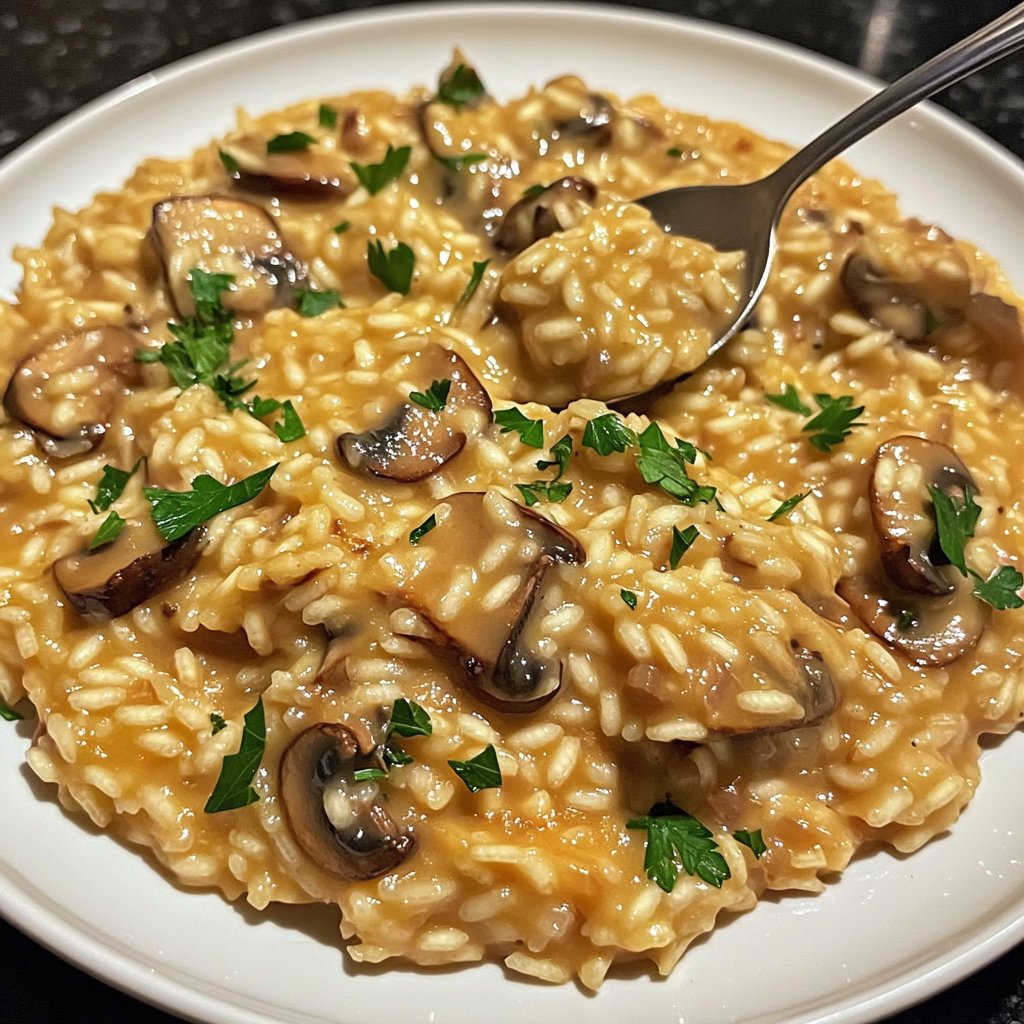 Risotto mit Champignons
