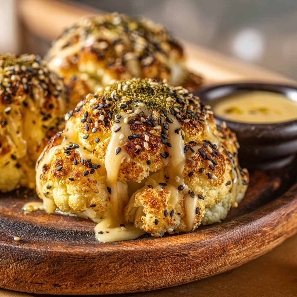 Blumenkohl mit Tahinisauce