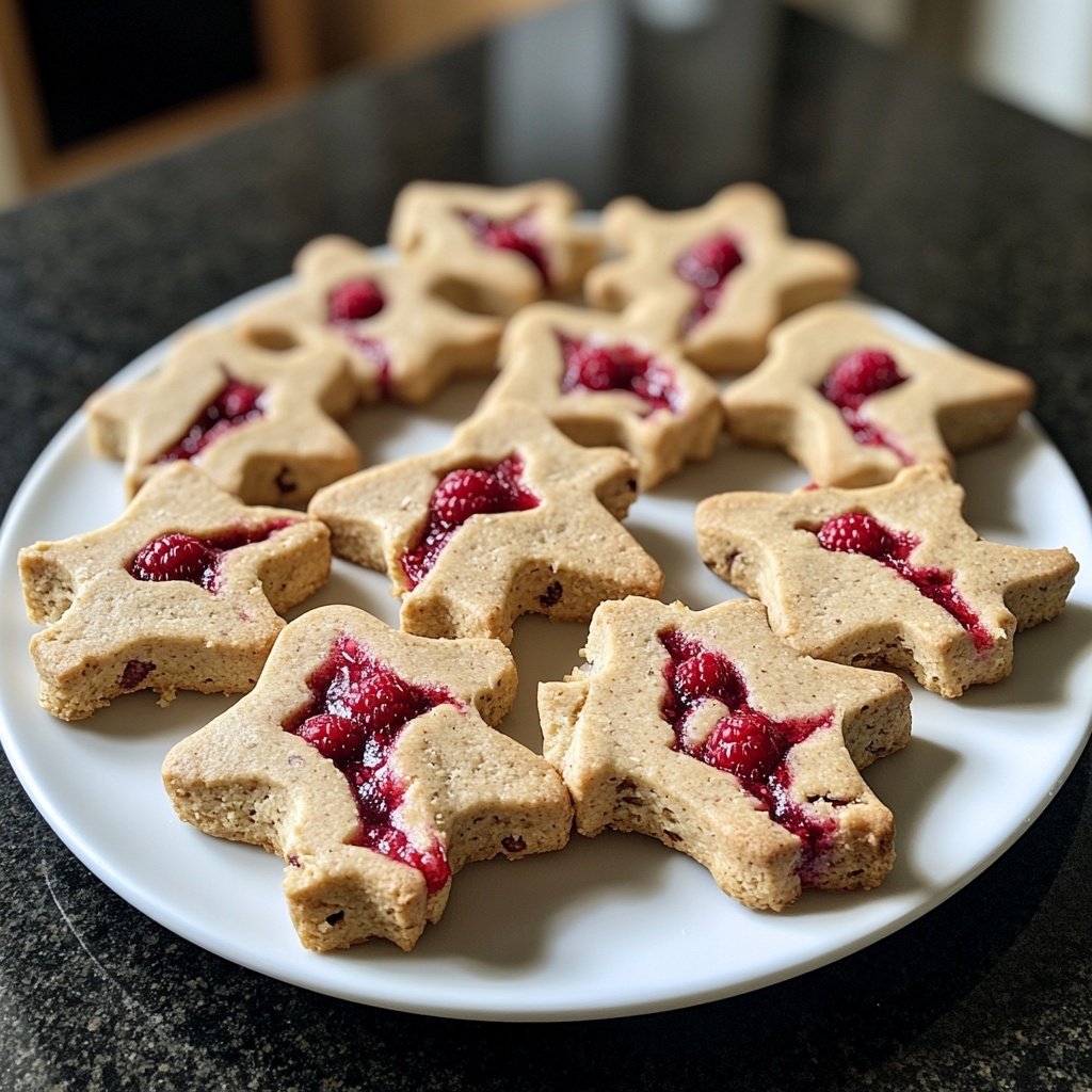 Pistazien-Tannenbäumchen mit Himbeerfüllung