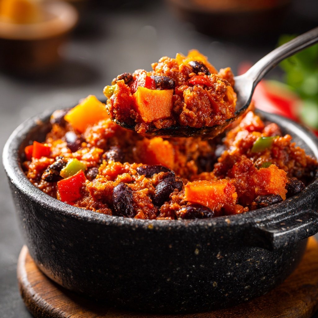 Chili sin Carne mit Süßkartoffel