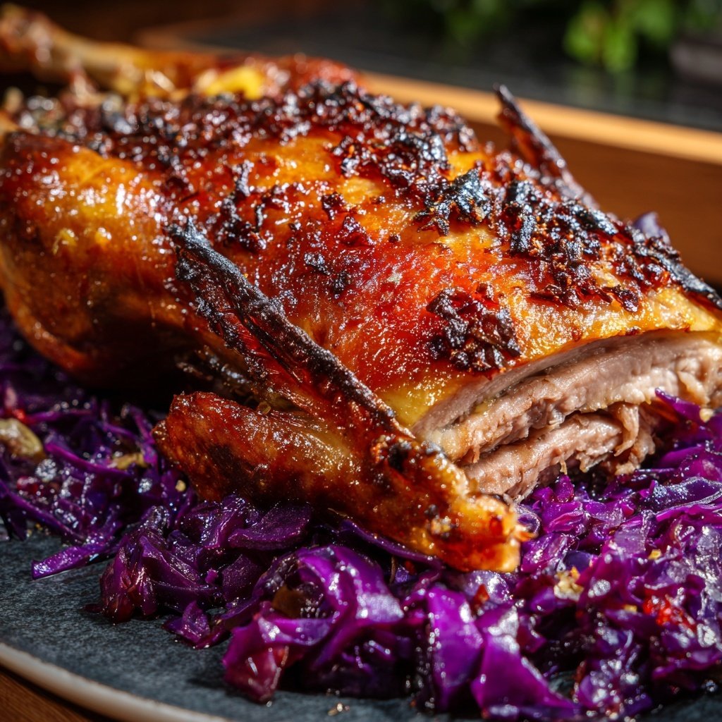 Saisonal & Festlich Weihnachtsgans mit Rotkohl