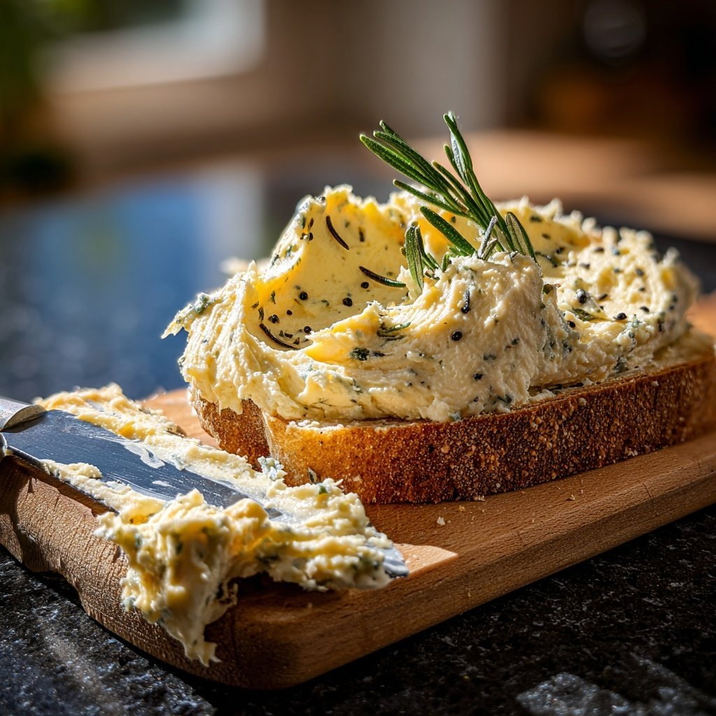 Kräuterbutter Mit Rosmarinnadeln