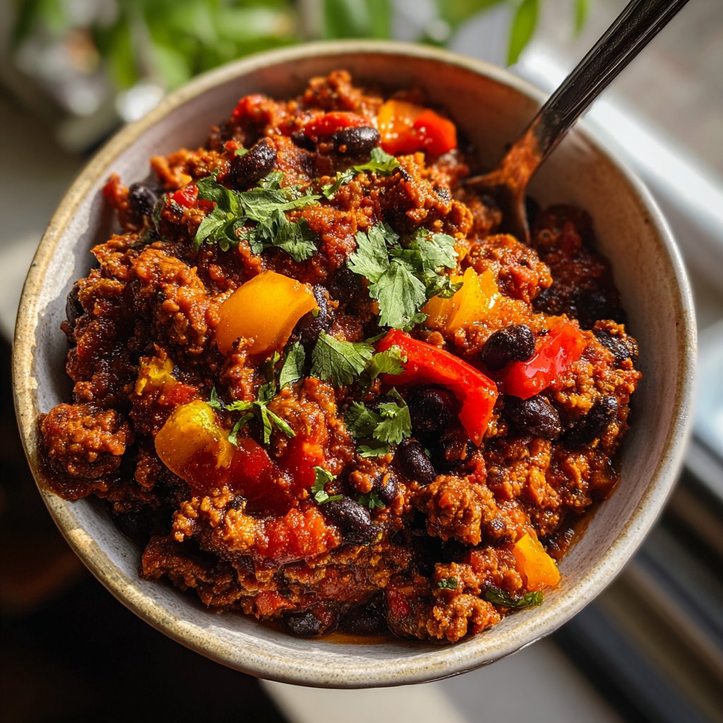 Chili sin Carne mit Bohnen