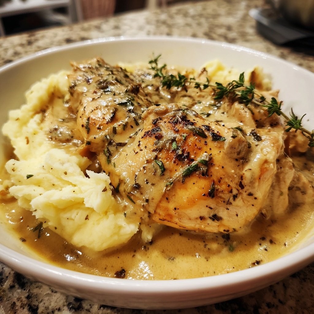 Hausmannskost Cremiges Hähnchen mit Kartoffelpüree