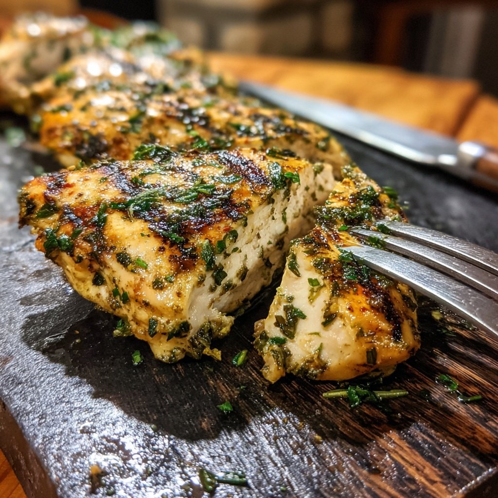 Gegrillte Hähnchenbrust Mit Kräutern