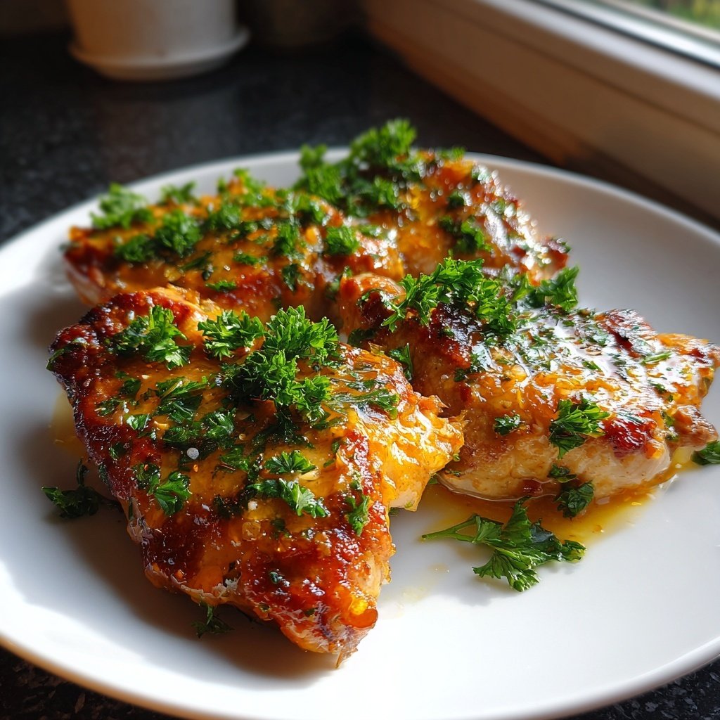 Kalbsmedaillons mit Zitronensauce