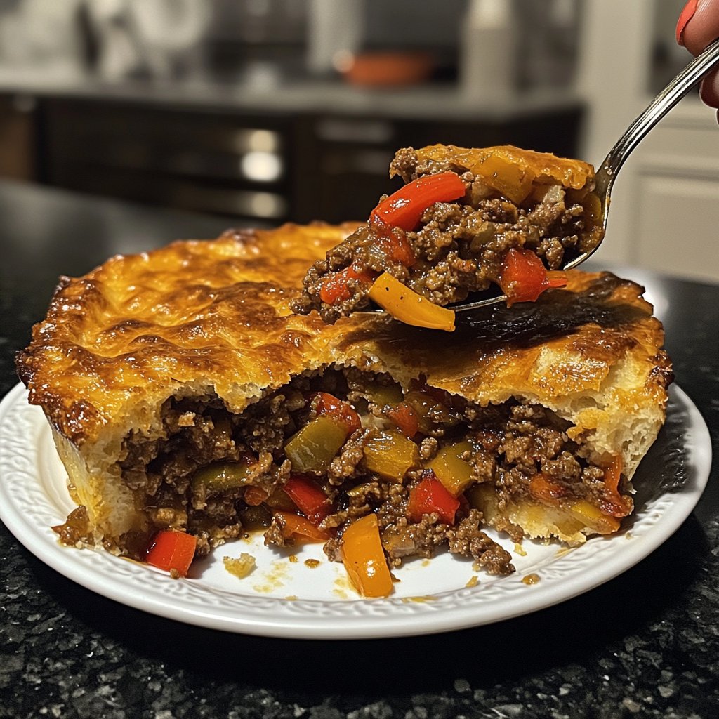 Hackfleisch Pfanne für Familie