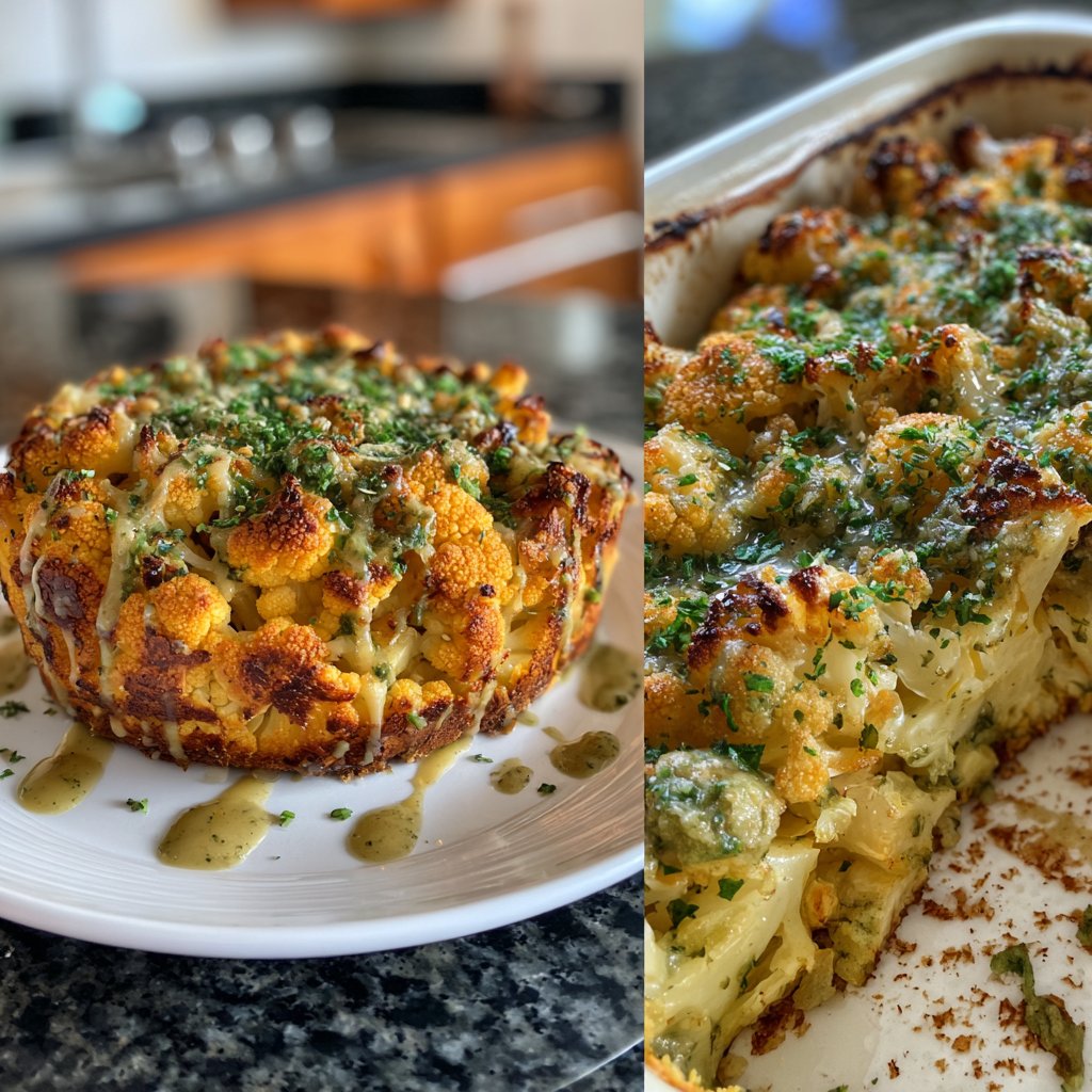 Blumenkohl paniert aus dem Ofen