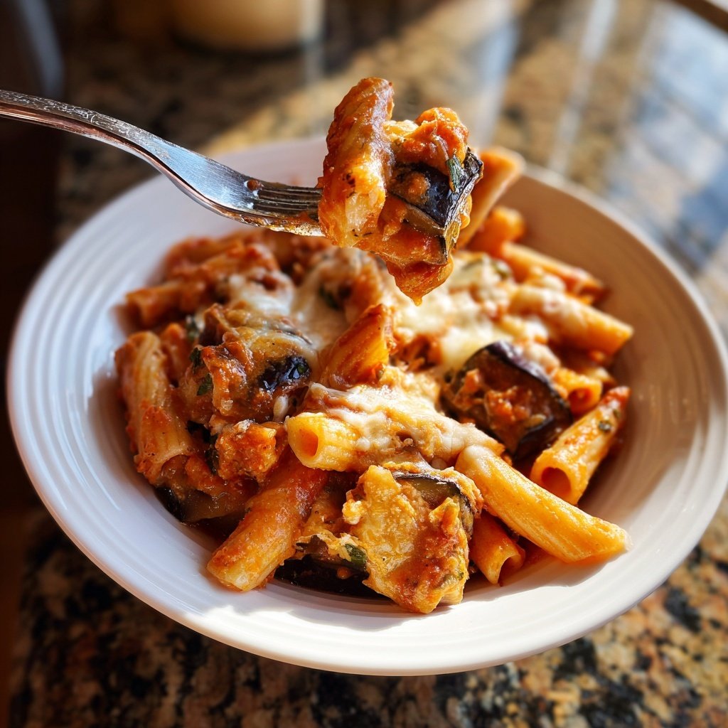 Internationale Küche Italienische Pasta alla Norma