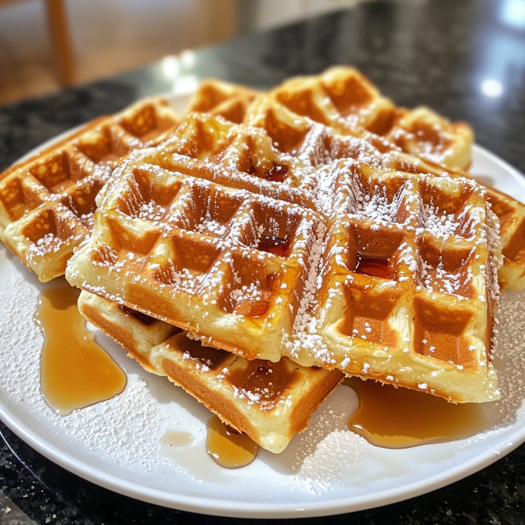 Waffeln für die Familie